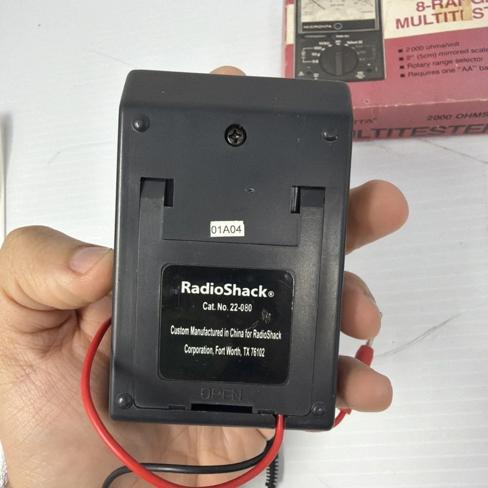 Vintage Micronta 8 Range Multitester No. 22-212 2000 OHMS/Volt
